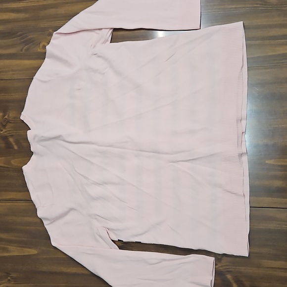 Pink and Black Striped Women's Sweater - Picture 4 of 10